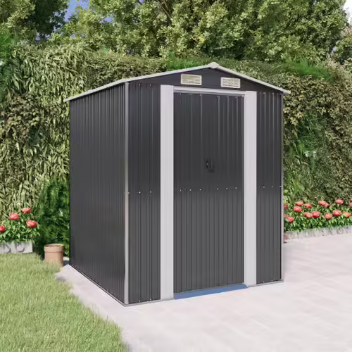 Prolenta Premium - Abri De Jardin Anthracite 192x191x223 Cm Acier Galvanisé