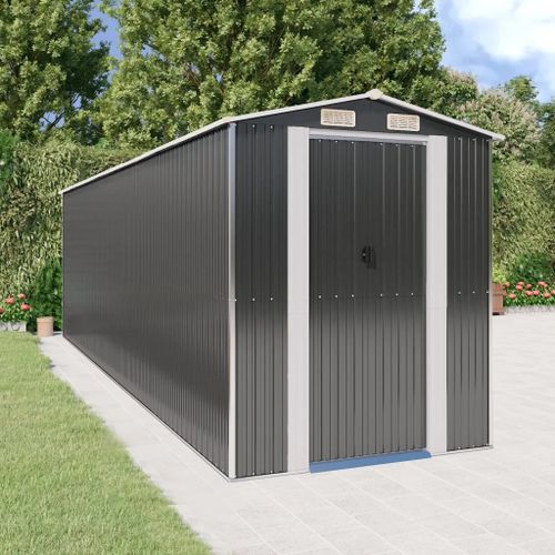 Prolenta Premium - Abri De Jardin Anthracite 192x689x223 Cm Acier Galvanisé