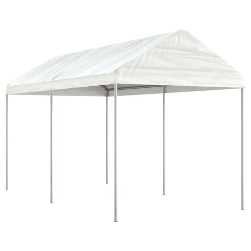 Prolenta Premium - Belvédère Avec Toit Blanc 4,46x2,28x2,69 M Polyéthylène