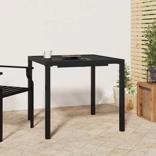 Prolenta Premium - Table De Jardin Anthracite 80x80x72 Cm Acier