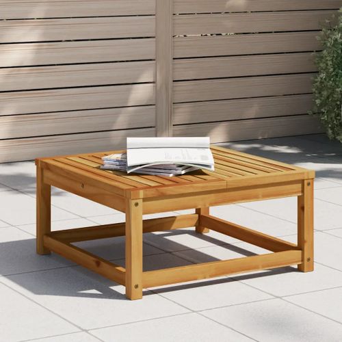 Prolenta Premium - Table De Jardin 63x63x30 Cm Bois D'acacia Solide