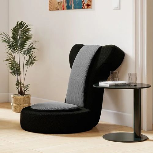 Chaise de Sol COSTWAY Dossier Réglables à 5 Positions pour Lecture, Méditation Gris