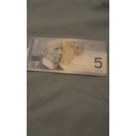 Billet 5 Dollars Canada