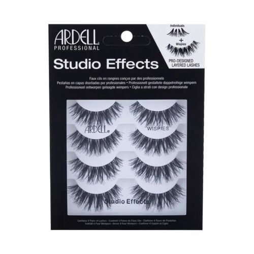 Faux Cils - Ardell Studio Effects - 4pcs - Noir - Effet Naturel - Faciles À Appliquer Multicolore