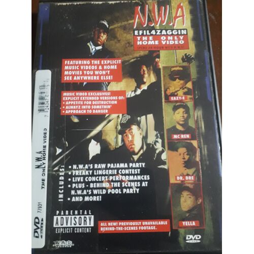 Nwa Efil4zaggin The Only Home Dvd Zone 1 Import Usa
