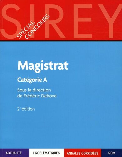 Magistrat - Catégorie A