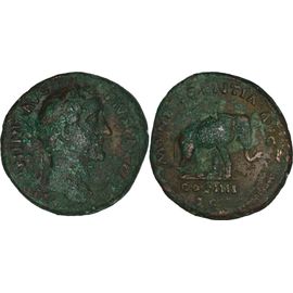 Rome - As - Antonin Le Pieux - 148 Ad - Eléphant - Munificentia - Ric.862a - 27-273