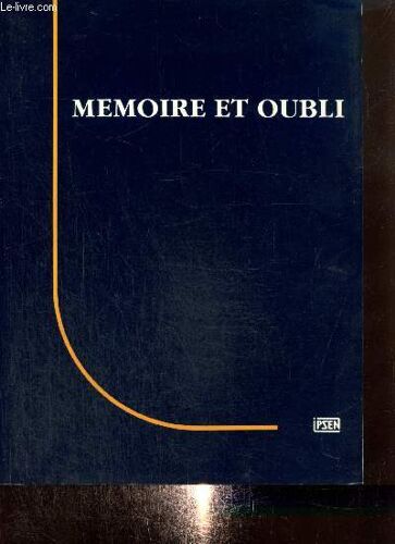 Mémoire Et Oubli