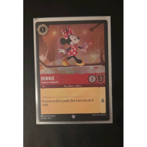 Carte Lorcana Minnie Foil 116/204 Chap 1 Nm Fr Pokefantasyy