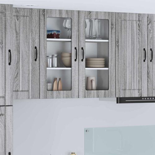 vidaXL Armoire de cuisine Gris Sonoma 80 x 31 x 80 cm