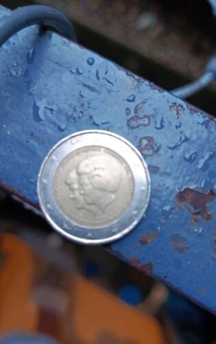 Pièces Rare De La Reine Des Pays Bas Avec Défaut De Fabrication