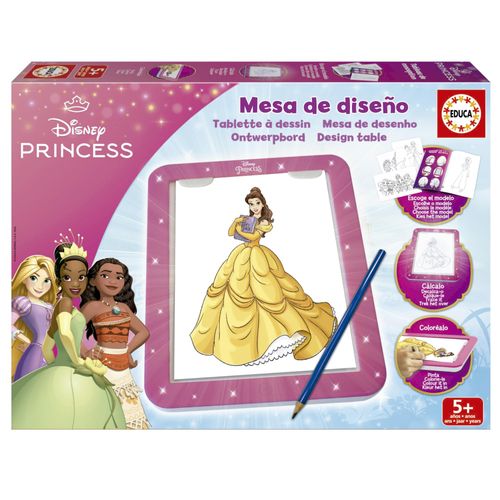 Tablette Lumineuse À Dessin - Princesses Disney - Coloriage - Dès 5 Ans - Educa