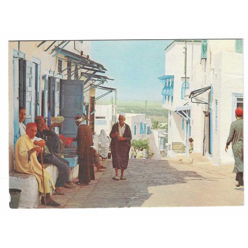 Carte Postale Sidi Bou Said , Tunisie , 14.08.74 ( 1974 )