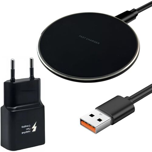 KALANKA-Chargeur sans Fil Rapide 20W Qi Ultra Fin avec QC3.0, Compatible iPhone 16/15/14/13/12/11 Pro Max/XR/XS/X/8, Compatible avec AirPods 2/3/Pro, pour Samsung Galaxy S25/S24/S23/S22/S21, Huawei,