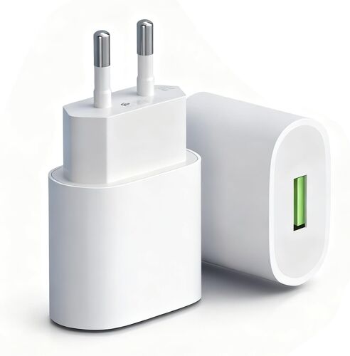 JGD-Pack de 2 Chargeurs USB, Chargeur Rapide 18W Quick Charge 3.0 ¿ Adaptateur Secteur USB pour iPhone 16 15 14 Plus Pro Max 13 12 11 SE, Samsung Appareils Android, Prise Charge Alimentation Secteur