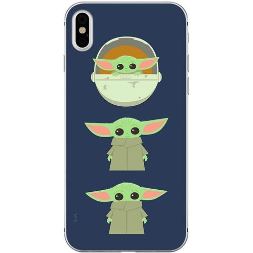 JGD-Coque de téléphone Portable pour Apple Iphone X/XS Original et sous Licence Officielle Star Wars Motif Baby Yoda 007 Parfaitement adapté à la Forme du téléphone Portable, Coque en TPU