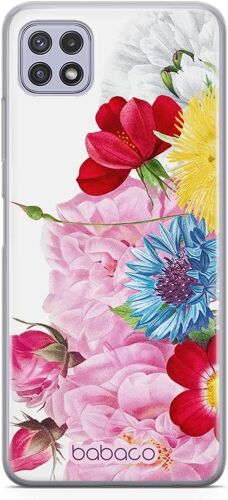 JGD-ERT Group Coque de téléphone Portable pour Samsung A22 5G Original et sous Licence Officielle Motif Flowers 056 Parfaitement adapté à la Forme du téléphone Portable, Coque en TPU