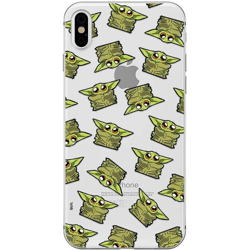 JGD-Coque de téléphone Portable pour Apple Iphone X/XS Original et sous Licence Officielle Star Wars Motif Baby Yoda 008 Parfaitement adapté à la Forme du téléphone Portable, partiel imprimé