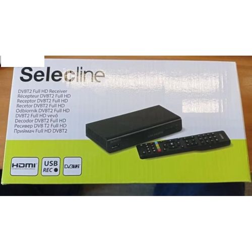 Décodeur TNT DVB-T2 (compatible RTBF, télévision belge et française)