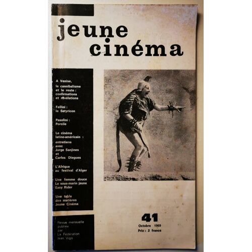Jeune Cinéma N°41. Octobre 1969.