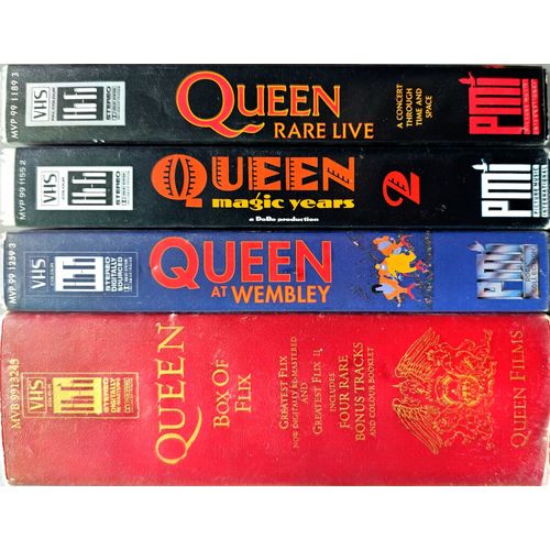 Cassettes VHS QUEEN