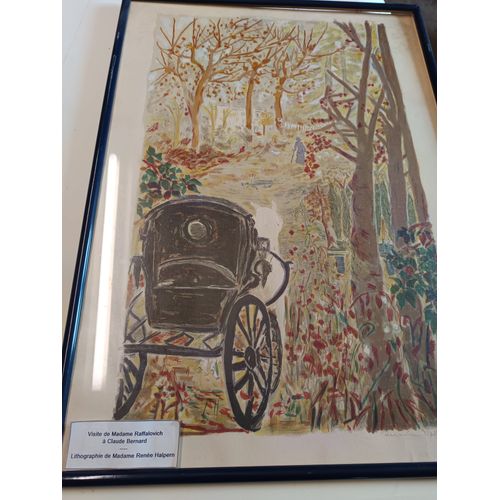 Lithographie De Renée Halpern