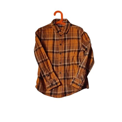 Chemise À Carreaux Jaune Coton 10ans