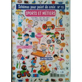 Schémas Pour Point De Croix N°15 Sports Et Métiers