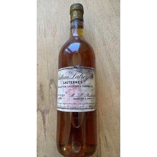 Bouteille De Sauternes