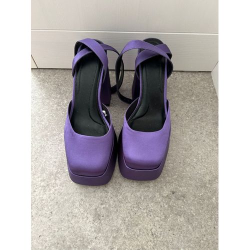 Chaussures À Talons Violettes – Taille 38 – Talons 12 Cm – Comme Neuves