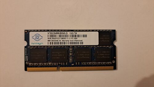 Barrette mémoire PC3 DDR3 8 Go de RAM de marque Nanya NT8GC64B8HB0NS-DI