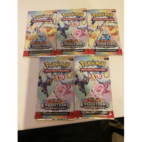 5 Booster Carte Pokémon Booster Ecarlate Et Violet