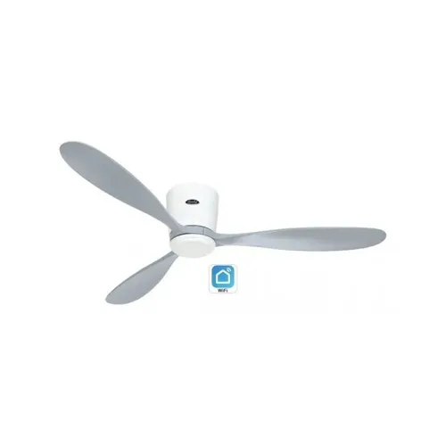 Ventilateur de plafond - CASAFAN - ECO PLANO WOOD WE-LG - 132 cm - 3 pales en bois - WiFi intégré