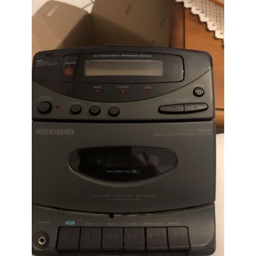 Mini chaîne INTERSOUND UX2 -CD K7 RADIO