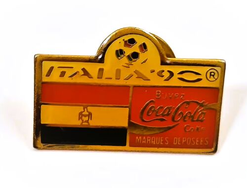Pins  Foot Football World Cup Italia 90 Suede Coca Cola 
