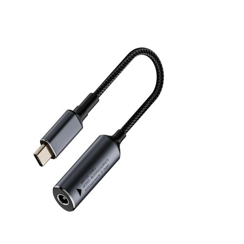 Adaptateur Câble Court 5.5x2.1mm Femelle vers USB-C Mâle 140W - Alimentation pour Ordinateurs Portables & Plus
