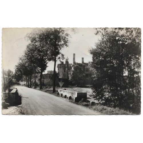 Carte Postale Mareuil-Sur-Belle , Dordogne , Château Féodal , Face Nord , 1958