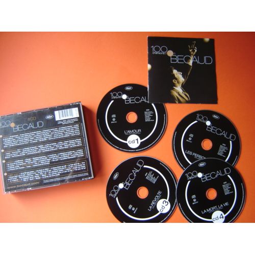 Boitier 4 Cd // Gilbert Becaud " 100 Chansons D'Or" Compilation ** Capitol/Emi 2004