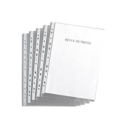 Sachet 100 Pochettes Perforées En Polypropylène Eco Grainé 11 Trous