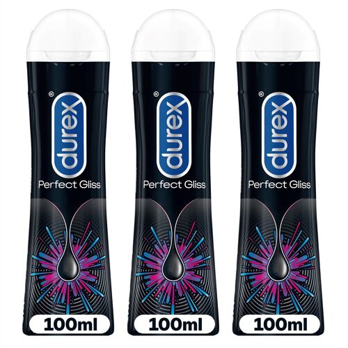 Durex Lot De 3 Gels Lubrifiant Sexe Anal Perfect Gliss 100 Ml