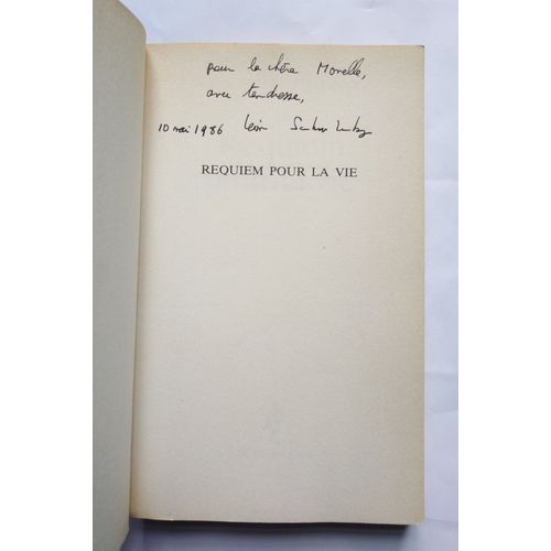 Léon Schwartzenberg Requiem Pour La Vie Avec Un Envoi Autographe Signé 1985 Le Pré Aux Clercs