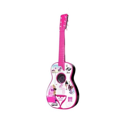 Guitare bébé Reig Barbie rose avec étui jouet musical 4 cordes dès 3 ans