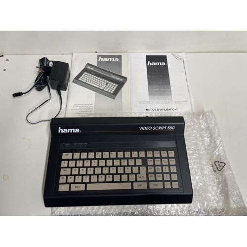 HAMA VIDEO SCRIPT 550 - Clavier/Générateur de Titres Vintage - Complet (PAL)