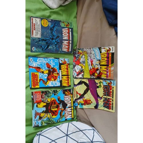 El Hombre De Hierro Iron Man Lot De 5 Revues Comics Forum Numéros 3, 5, 10, 22 Et 32.