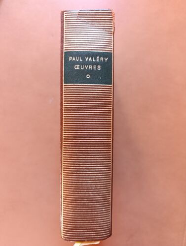 Paul Valéry ?uvres 0, Tome 1, Pléiade