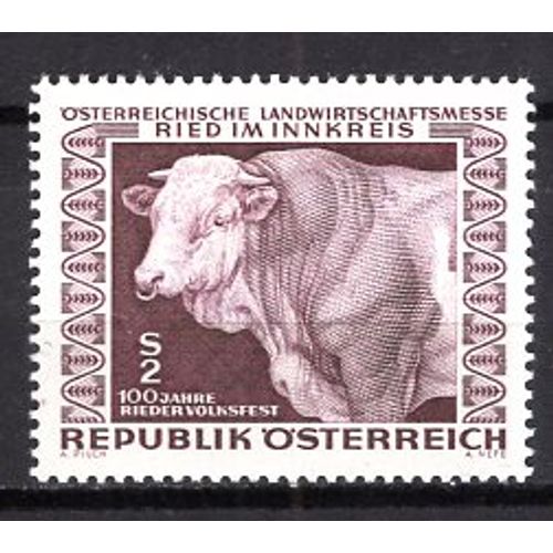 Autriche 1967 Centenaire De La Fete Populaire De Ried Yvert N° 1077 Neuf**