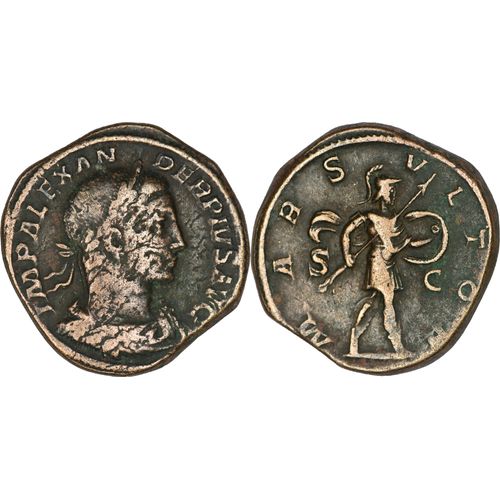 Rome - Sesterce - Alexandre Severe - 232 Ad - Mars Vltor - 24.88 G. - 27-155