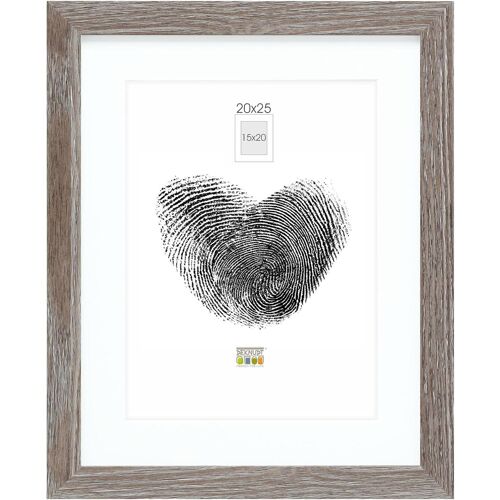 Deknudt Cadre Photo - Chêne Grisé - Bois - 23,5 x 28,7 cm passe partout 20 x 25 cm