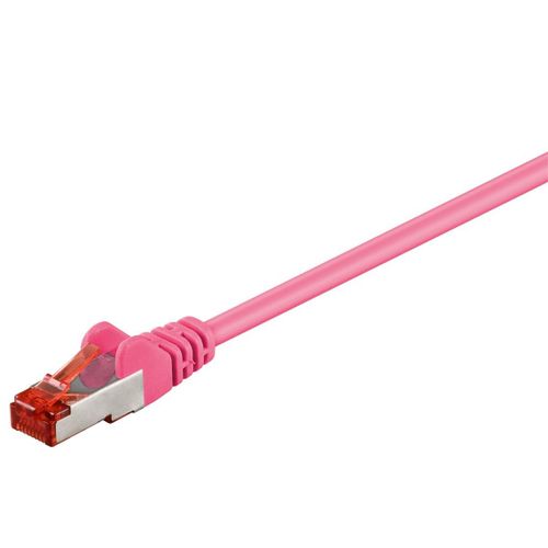 Goobay CAT 6 patch cable S/FTP (PiMF) Magenta 20 m LSZH CU