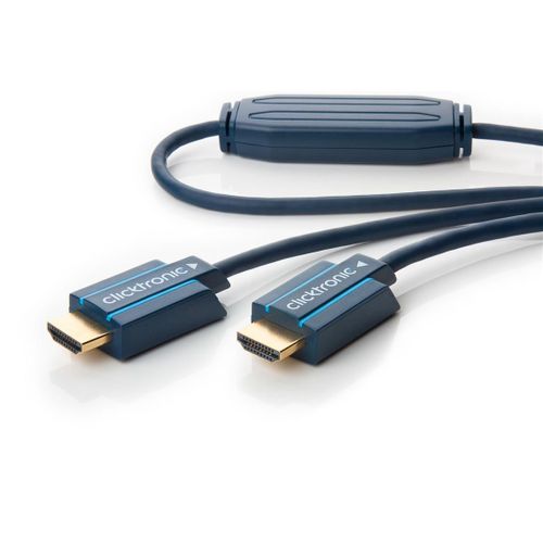 Clicktronic Câble HDMI¿ actif avec Ethernet câble de connexion avec amplification de signal pour Ultra HD